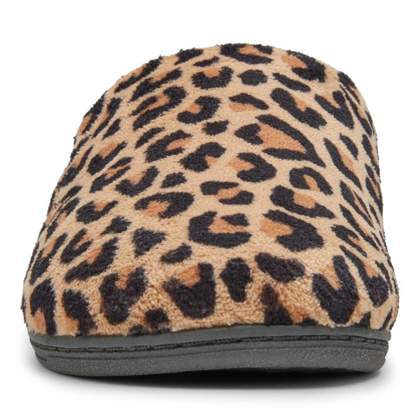 Vionic Slippers Ireland - Gemma Mule Slippers Beige Leopard - Womens Shoes In Store | HWINZ-2653